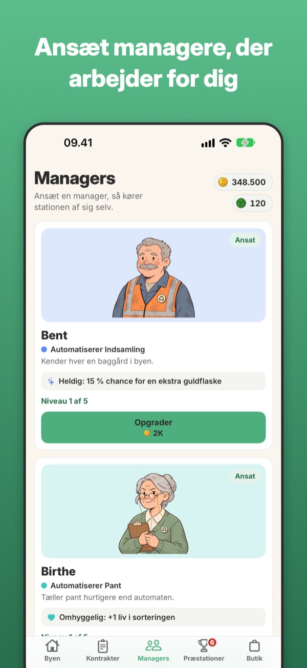 Ansæt managere, der arbejder for dig, også mens du er væk.