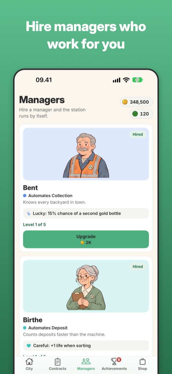 Hire managers who work for you, even while you are away.